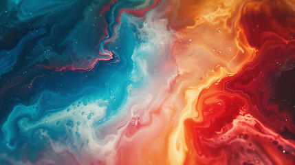 Immerse yourself in a fluid of watercolor 