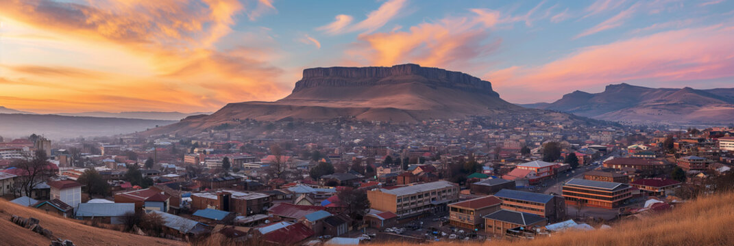 Great City in the World Evoking Maseru in Lesotho