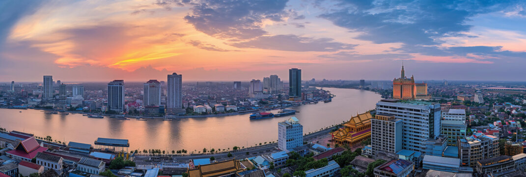 Great City in the World Evoking Phnom Penh in Cambodia