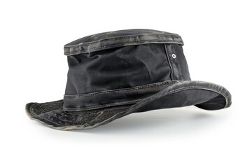 Fototapeta premium Black student hat isolated on white