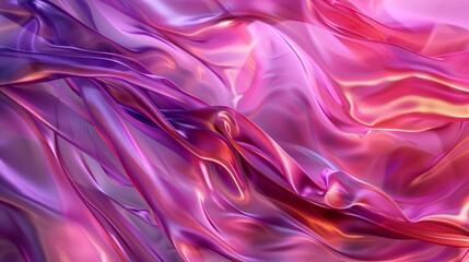 fluid art abstraction in fuchsia shades