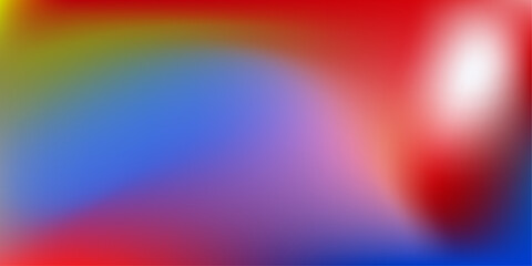 orange yellow blue soft glow blured background