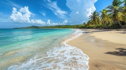 Flamenco Beach - Puerto Rico generative ai
