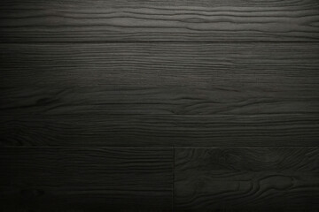 Black wood wall wooden plank board texture background with grains and structures
