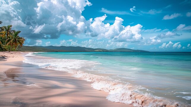 Flamenco Beach - Puerto Rico generative ai