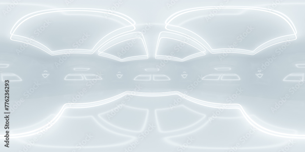 Poster close up of white object on white background 360 panorama vr environment map