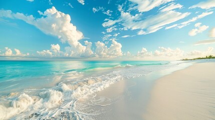 Fototapeta na wymiar Grace Bay Beach - Turks and Caicos Islands generative ai