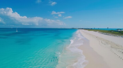 Grace Bay Beach - Turks and Caicos Islands generative ai