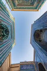 Shah Arab Mausoleum at the Shah-i-Zinda in Samarkand.