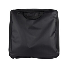 square bag for carrying ring lamp or equipment, isolated from background