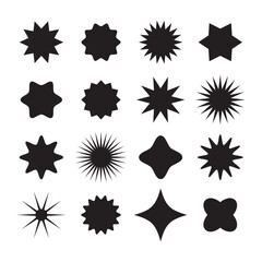 Radial sun burst vector. Abstract Sunburst design elements collection. Set of star silhouette and price tag collection.  Sunburst radial stripes vector icon set. Vector illustration.