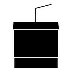 black and white drink