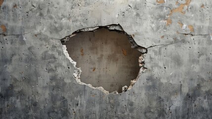 Concrete Wall With Hole