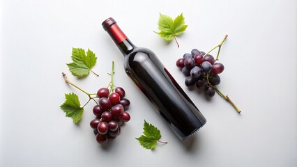 red wine and grapes