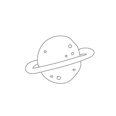 illustration of a moon