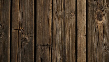 A rustic close-up shot capturing the detailed grain and texture of aged wooden planks with a sense of history