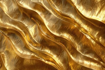 Wavy golden background texture