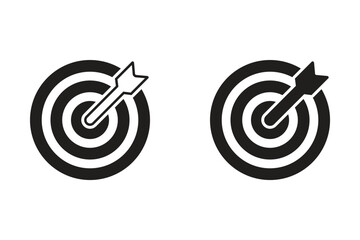 Bullseye Icon Symbol of Precision and Accuracy
