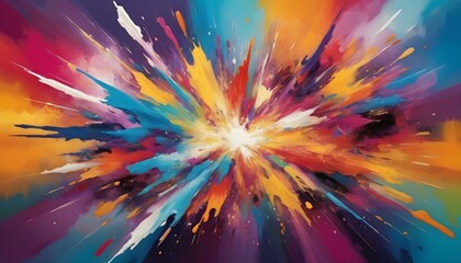 A-Vibrant-Abstract-Explosion-Of-Colors-And-Shapes- 2