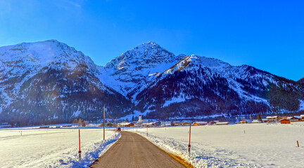 Die Ammergauer Alpen bei Heiterwang, Tirol (Österreich)
