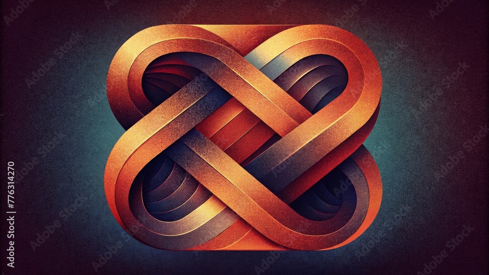 Poster A bold and dynamic arrangement of woven textures forming an organic and abstracted canvas.