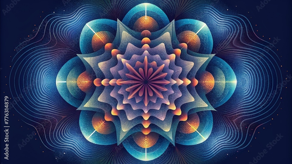 Poster An auditory kaleidoscope with each rotation revealing a new pattern of waveform echoes.