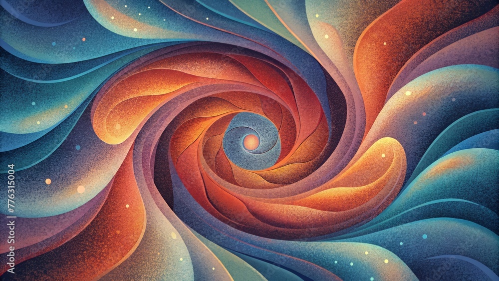 Poster the vivid vortices swirling in this abstract artwork evoke a sense of endless movement and endless c