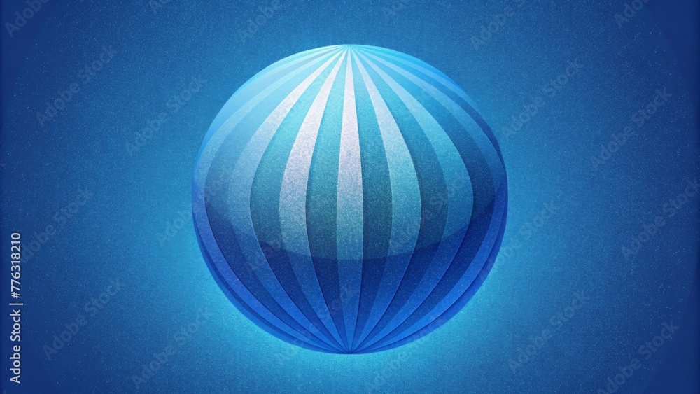 Poster a minimalistic and refined pinstripe design in varying shades of blue giving off an air of calmness 