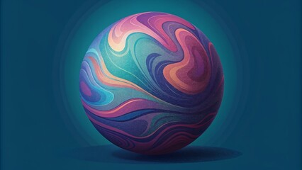 The serenity of marble meets the vibrancy of paint in Marbled Majesty a striking portrayal of fluidity and grace.