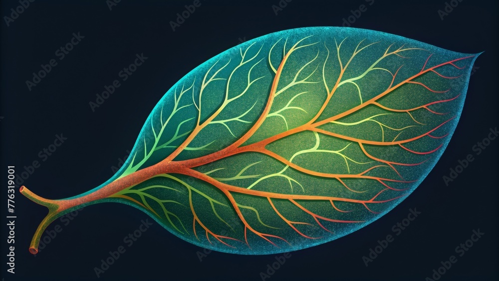 Poster like a complex network of vessels the s of a leaf transport essential nutrients to every part of the