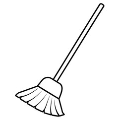broom and shovel