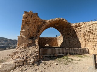 Medieval Crusaders Castle in Al Karak - Jordan, Al Kerak fortrest in arab world served as a fort...