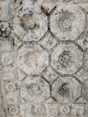 Roman structures in Jerash city,Gerasa, Jordan,historical tiles from Greek era, ancient town decoration