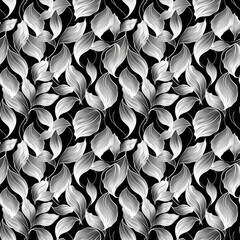 Monochrome Abstract Pattern