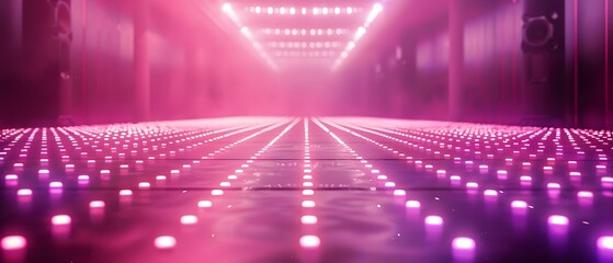 Pink Disco Lights and LED Dance Floor Ideal for Club Animations. Concept Club Animations, Pink Disco Lights, LED Dance Floor
