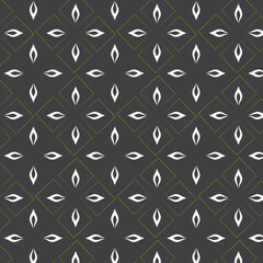 dark bg vector seamless pattern art