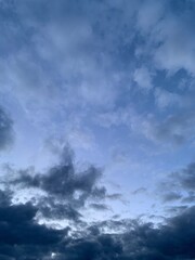 Obraz premium storm clouds timelapse