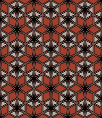 Seamless girih pattern. Traditional Islamic Design. Mosque decoration element. Seamless geometric pattern. Seamless islamic pattern. Background vector illustration. Morocco seamless vector pattern.