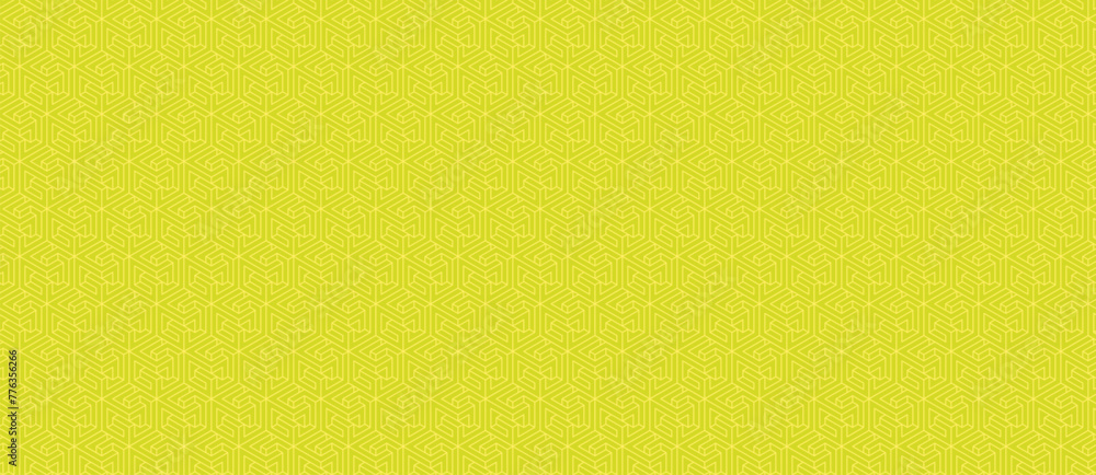 Poster Seamless geometric pattern design. Abstract tech background. Simple vector ornament for web backdrop or fabric, paper print.