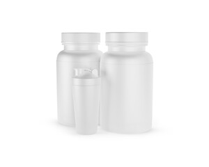 Shaker and protein bottle