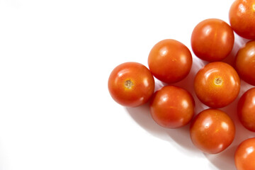 tomatoes isolated on white background