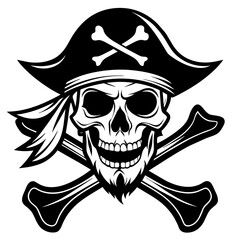 skull silhouette vector illustration svg file
