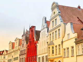 Townscape of Wismar, Germany
