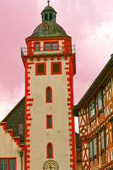 Das Rathaus von Mosbach im Neckar-Odenwald-Kreis