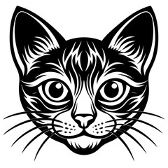 cat silhouette vector illustration svg file

