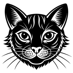 cat silhouette vector illustration svg file
