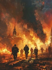 Terrorism events with disagreements, 2D concept art