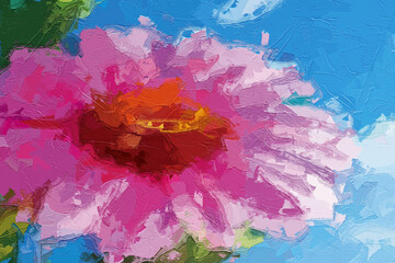 Oil painting and various flowers, Eagle Creek
Chrysanthemum Scenery and Sea Figures