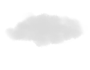 white clouds illustration
