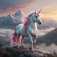 unicorn in the mountain